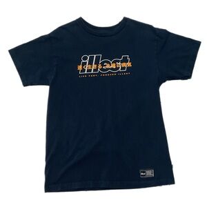 Illest "Live Fast Go " Navy Blue T-Shirt